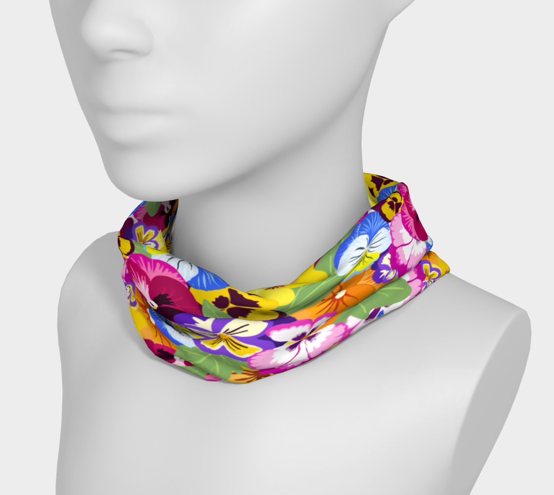 Pansies Headband preview #3