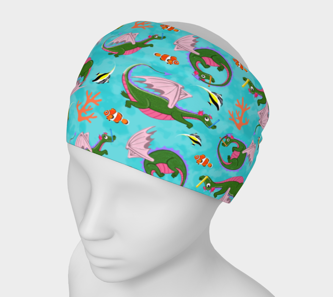 Snorkelling Dragons Headband preview
