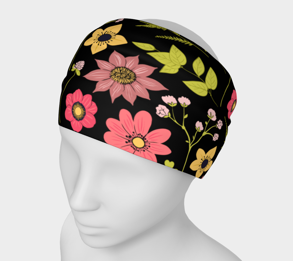 Pink & Yellow Blooms Headband preview