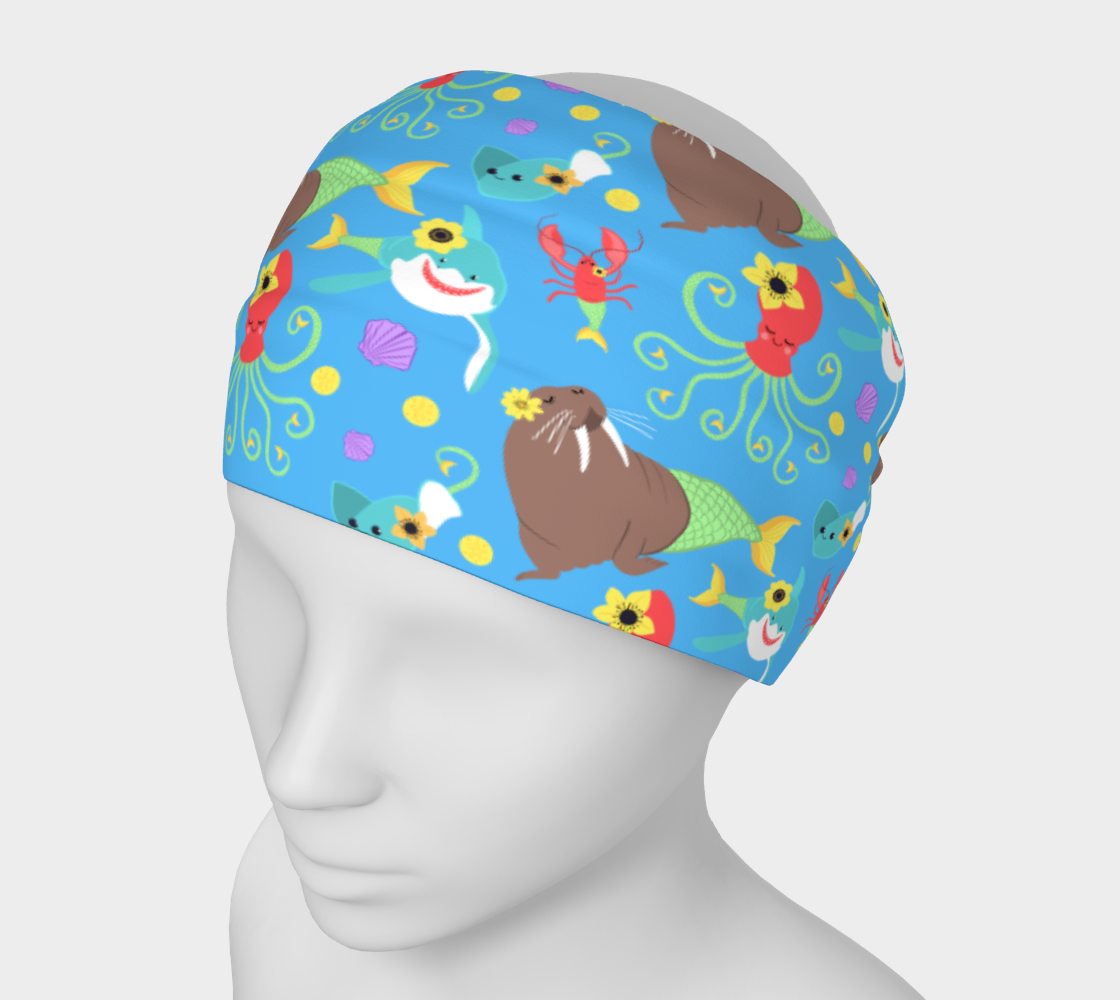 Mermaid Animals Headband (Blue) preview
