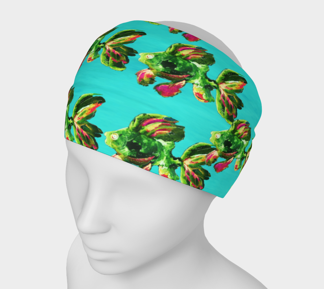 Many Green Goldfish Headband preview