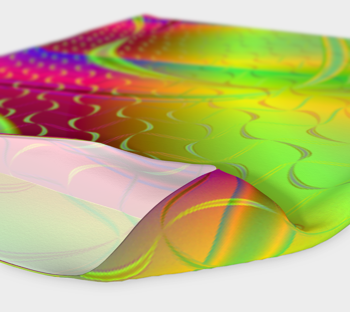 Funkidelic Dichroic Fused Glass Fractal 3 preview #4