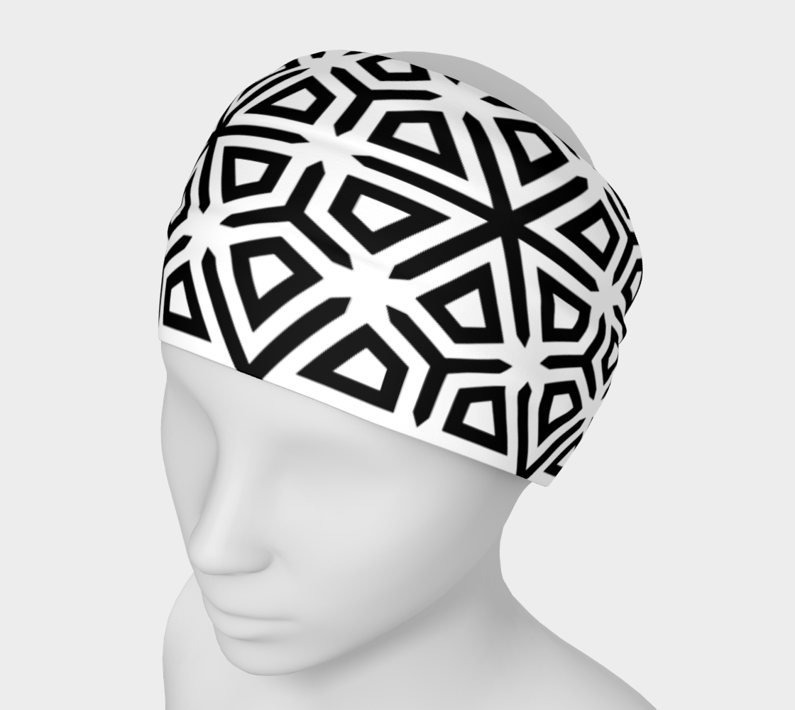 TriHexPoints600 Headband 3D preview