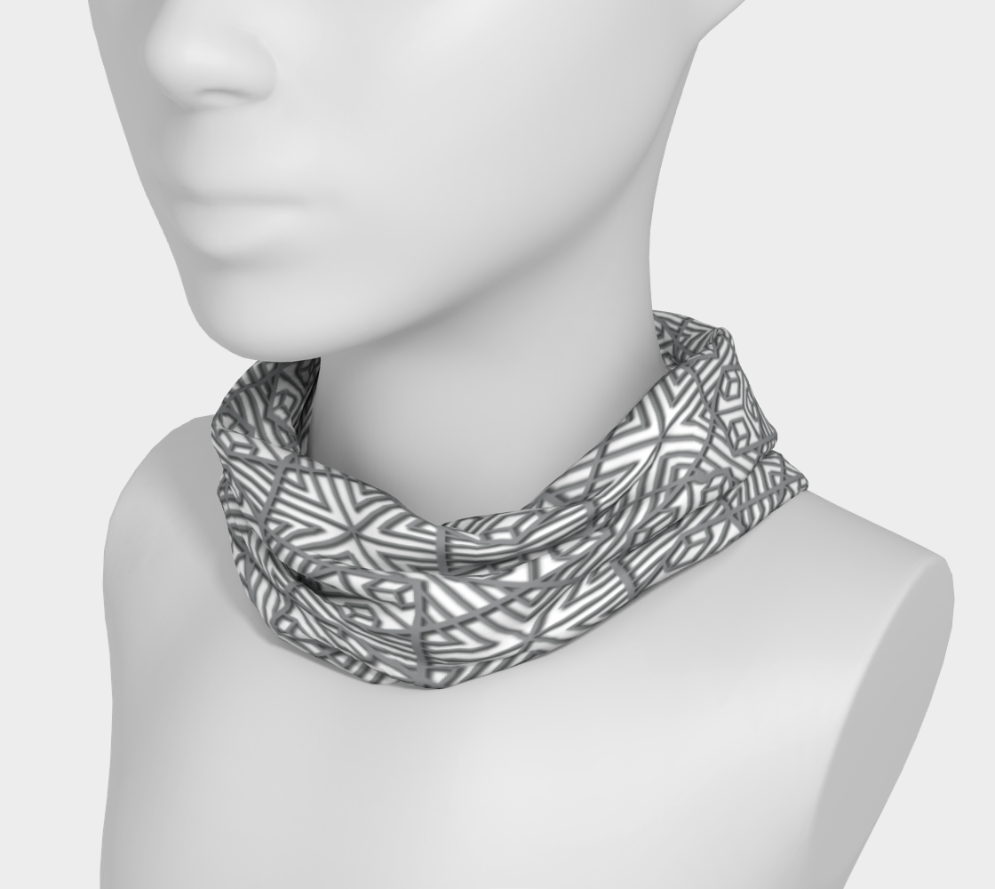 Blocks500 GrayOnWhite Headband preview #3