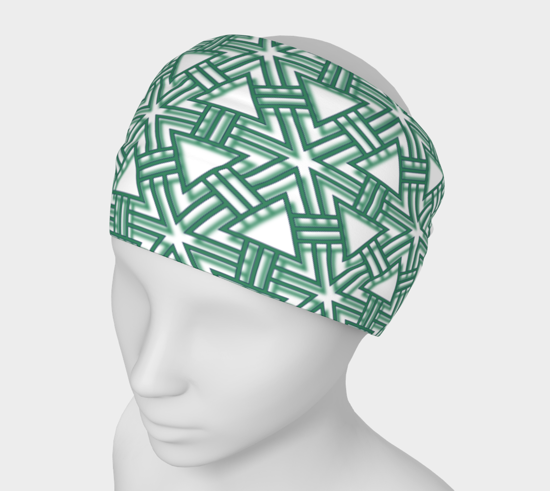Tribar400 LeprechaunOnWhite Headband 3D preview