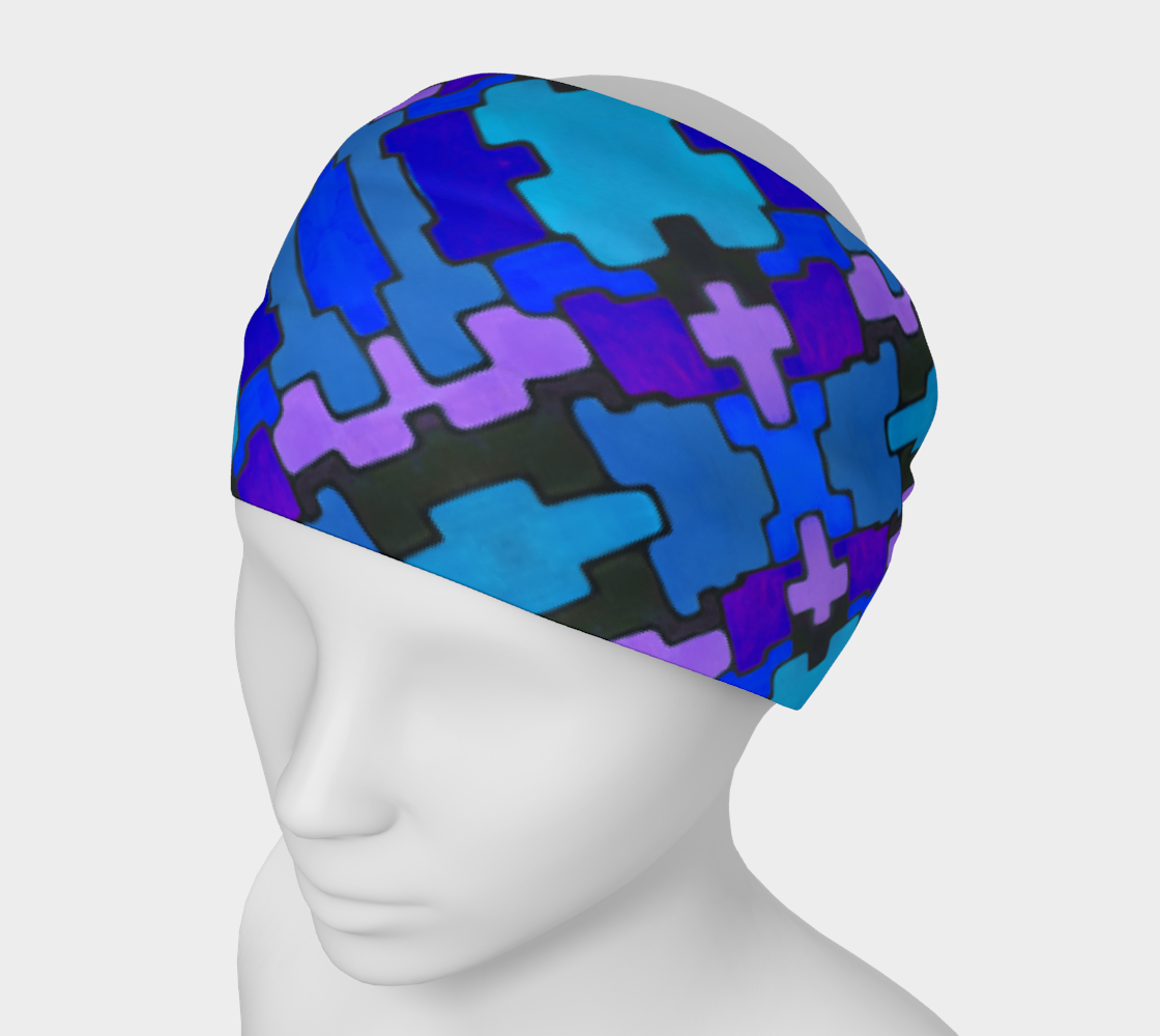 Blue Puzzlement Headband preview