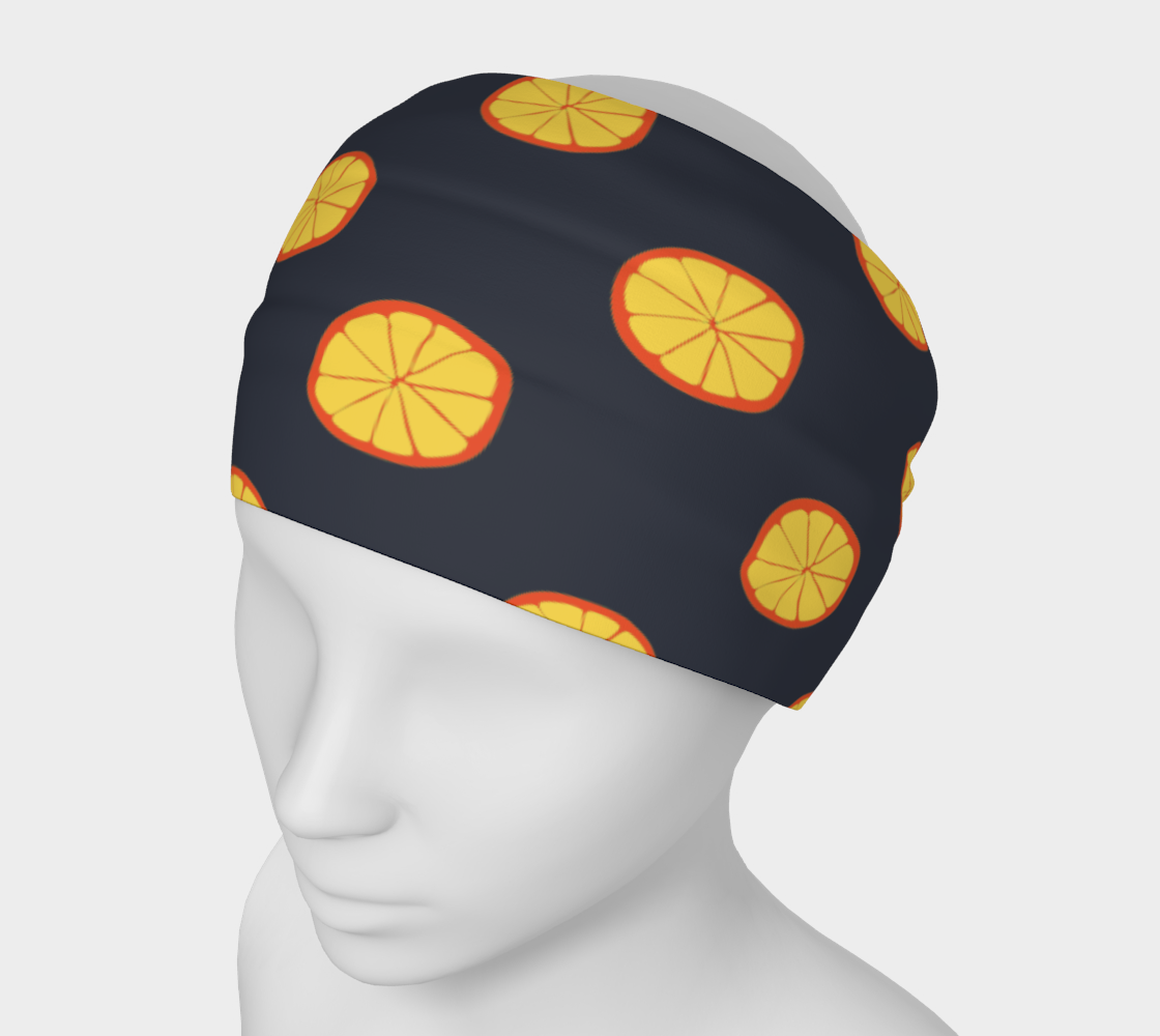 Orange Slices On Black preview