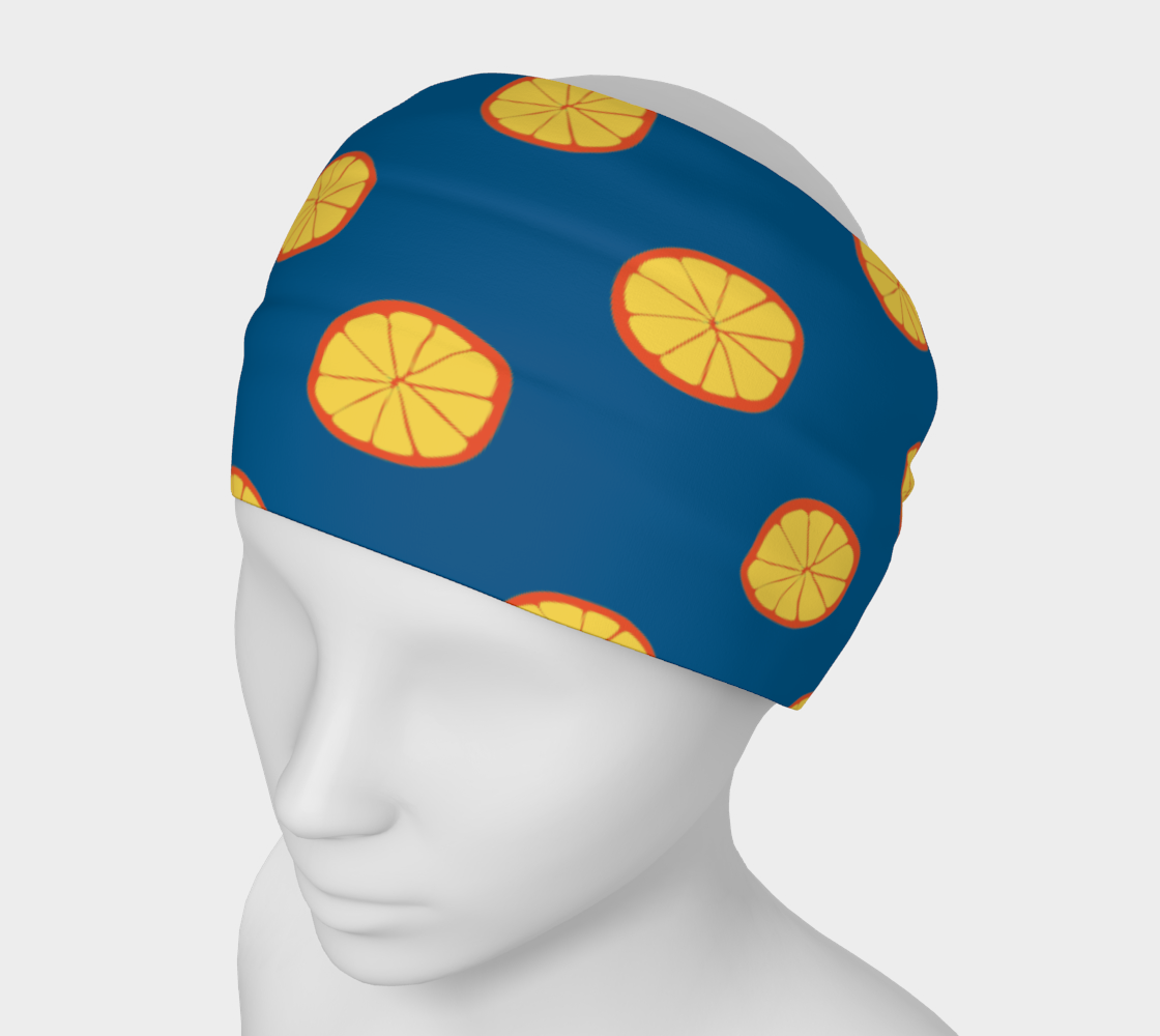 Orange Slices on Blue preview