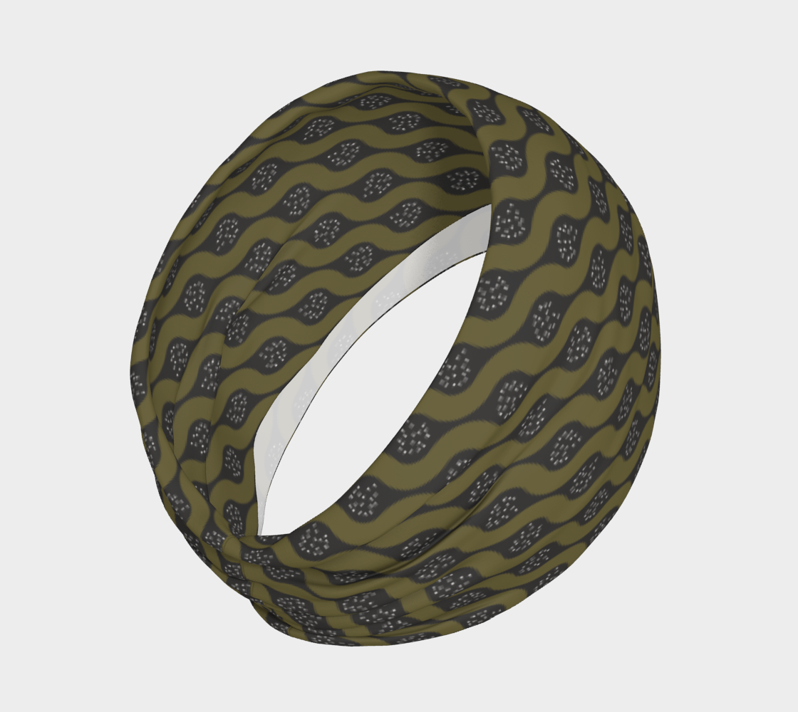Curving Line in Olive Green preview #2