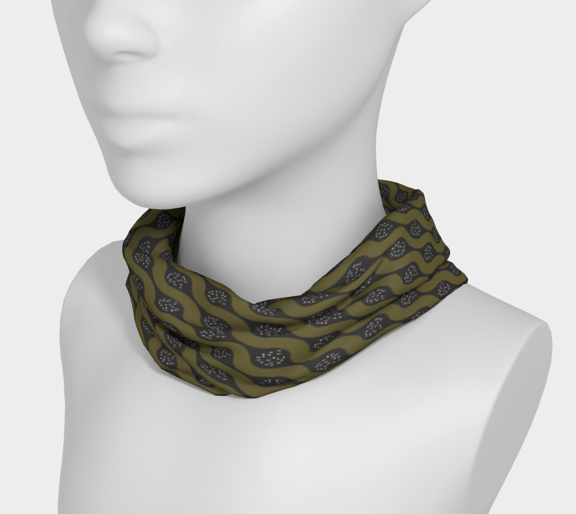 Curving Line in Olive Green preview #3
