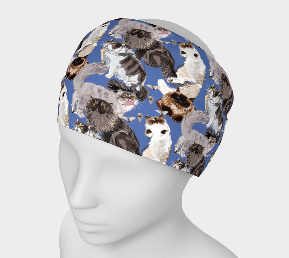 Cats a lot the cat clan in electric Blue preview