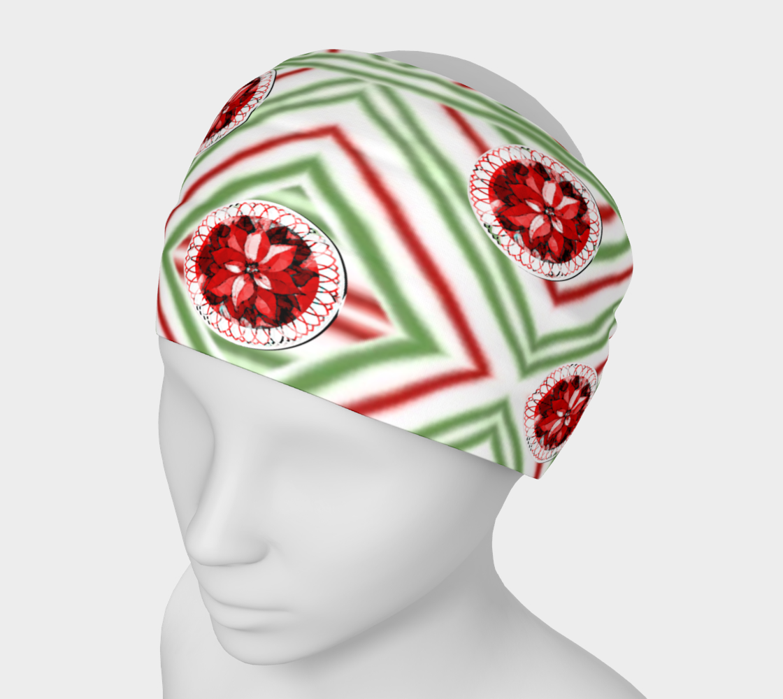 Poinsettia Head scarf preview