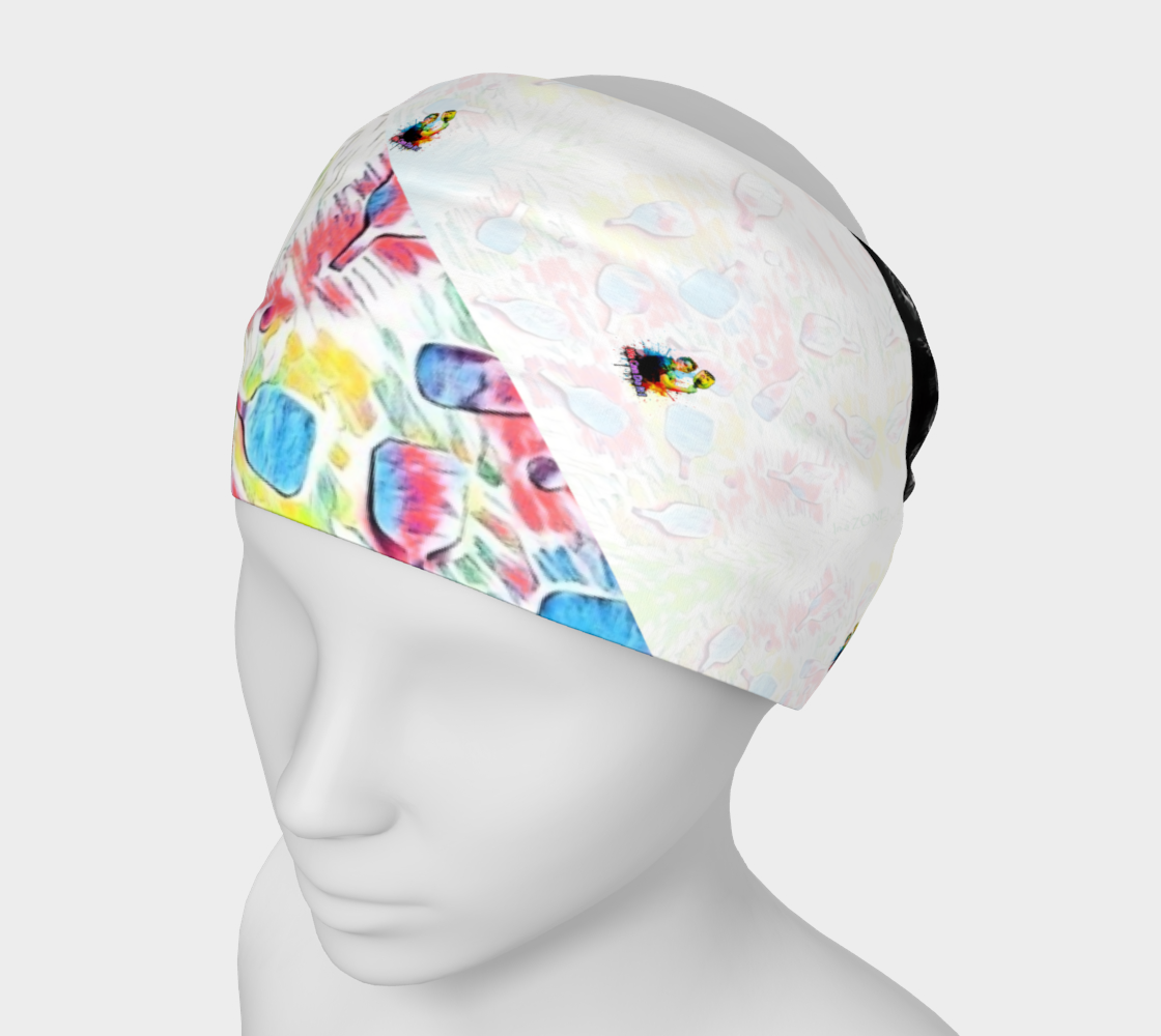 Rosie Headband, Pickleball Forum for Women, #PFFW  3D preview