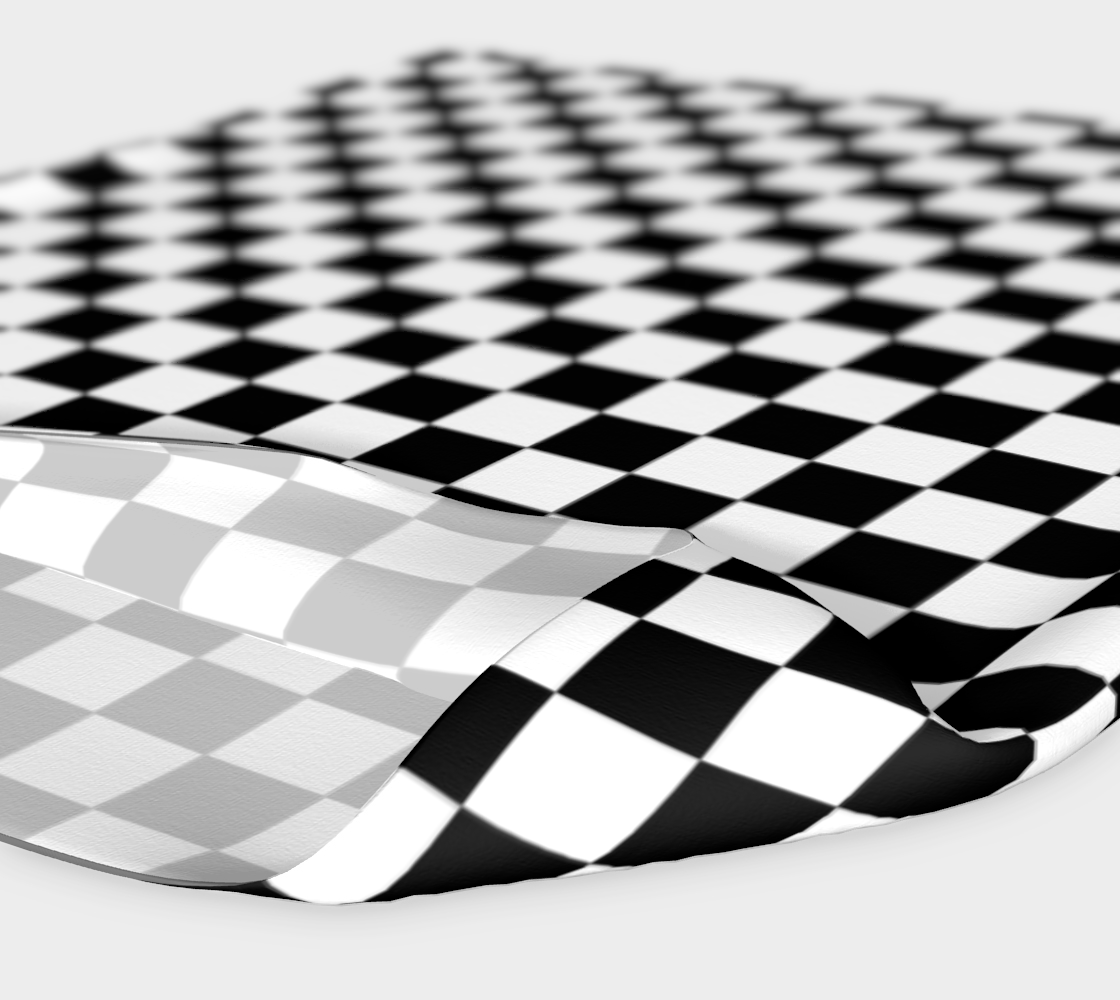 Black and White Square Checkerboard preview #4