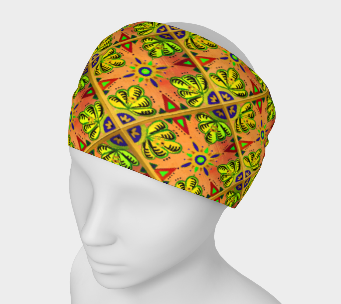 Orange Telavera Tile Headband preview