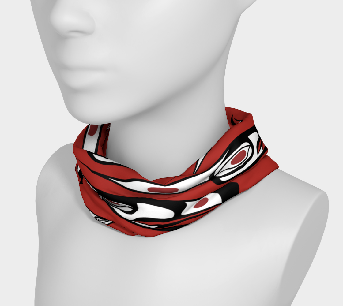 Seven Eagles Buff Headband Gaiter Red preview #3