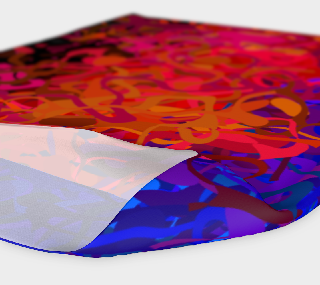 Psychedelic Funky Squiggly Abstract Polyamory Pride Flag thumbnail #5