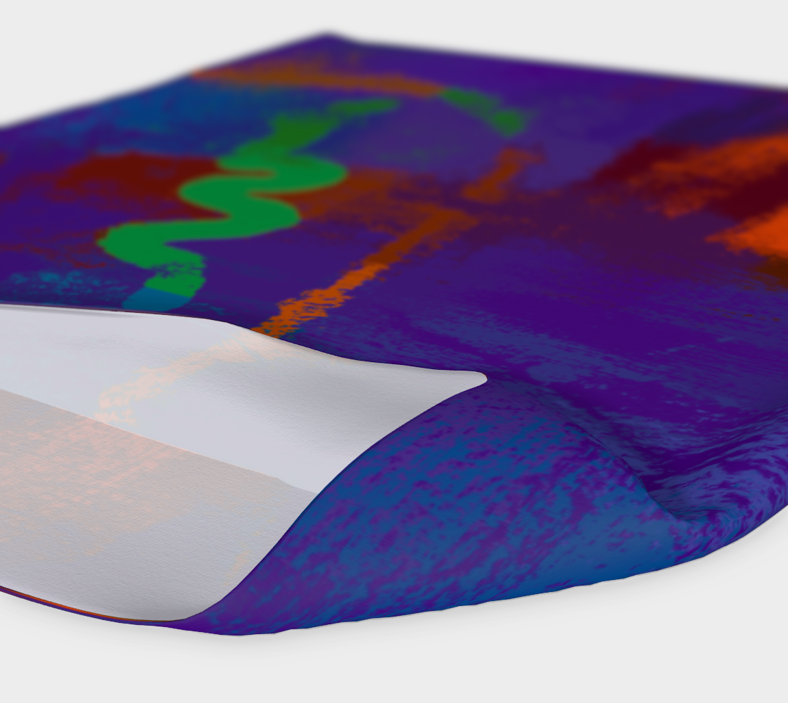 Green Squiggle with Purple and Orange preview #4