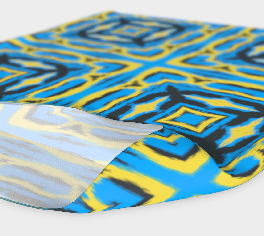 Blue and Yellow Tile Pattern preview #4