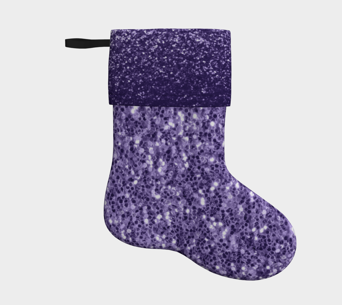 Ultra violet purple glitter sparkles aperçu