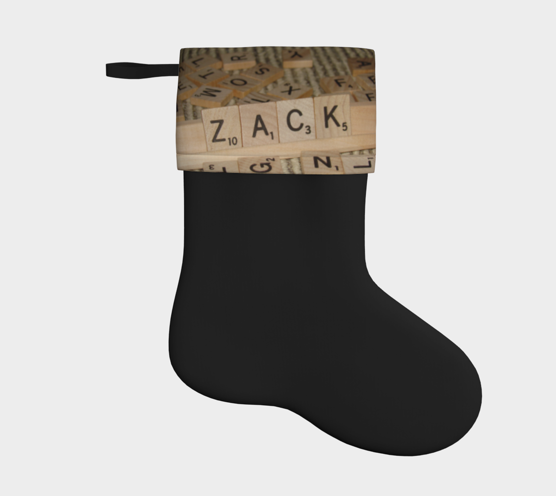 Zack Holiday stocking  preview