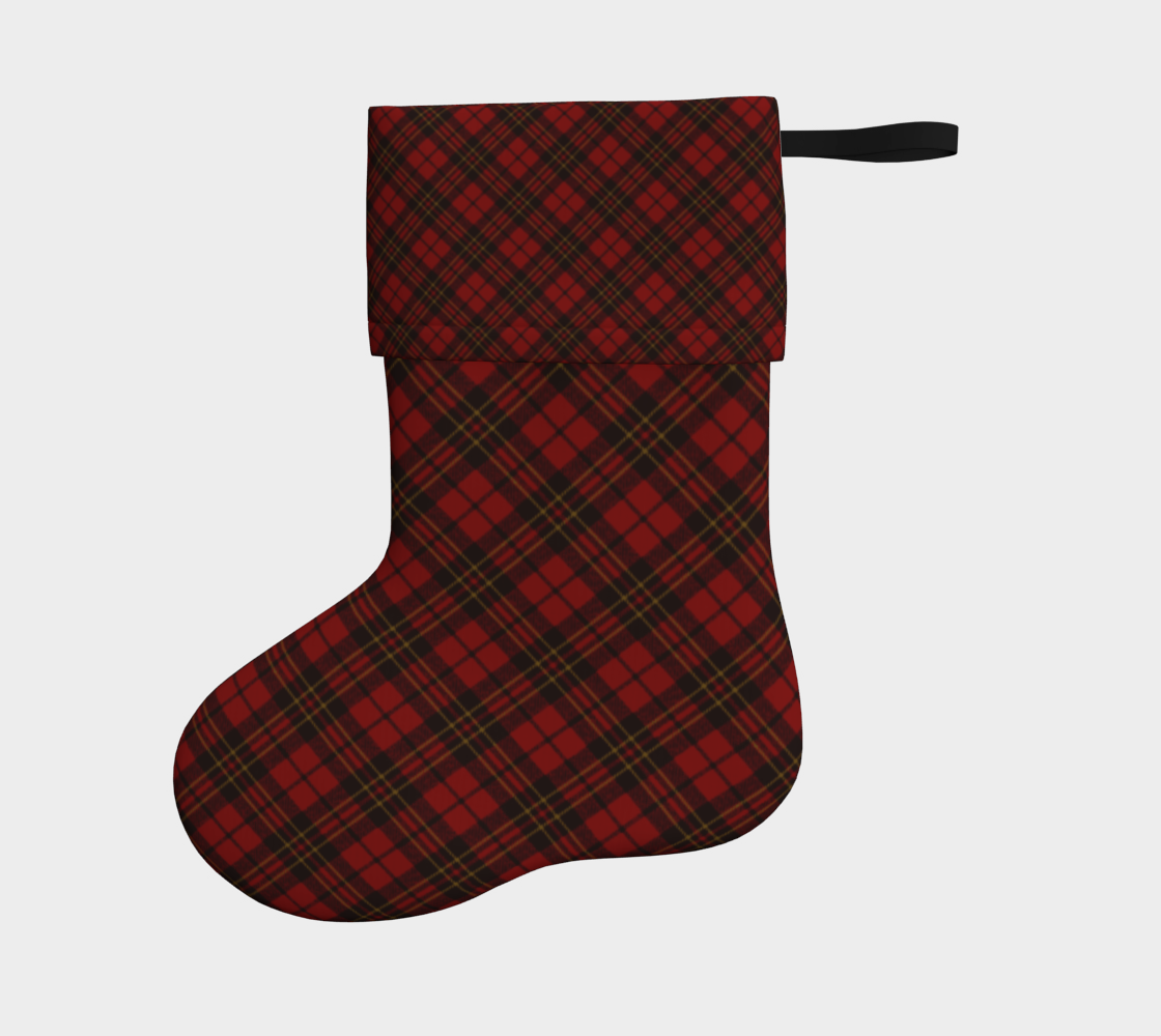 Red tartan plaid winter Christmas pattern preview #2