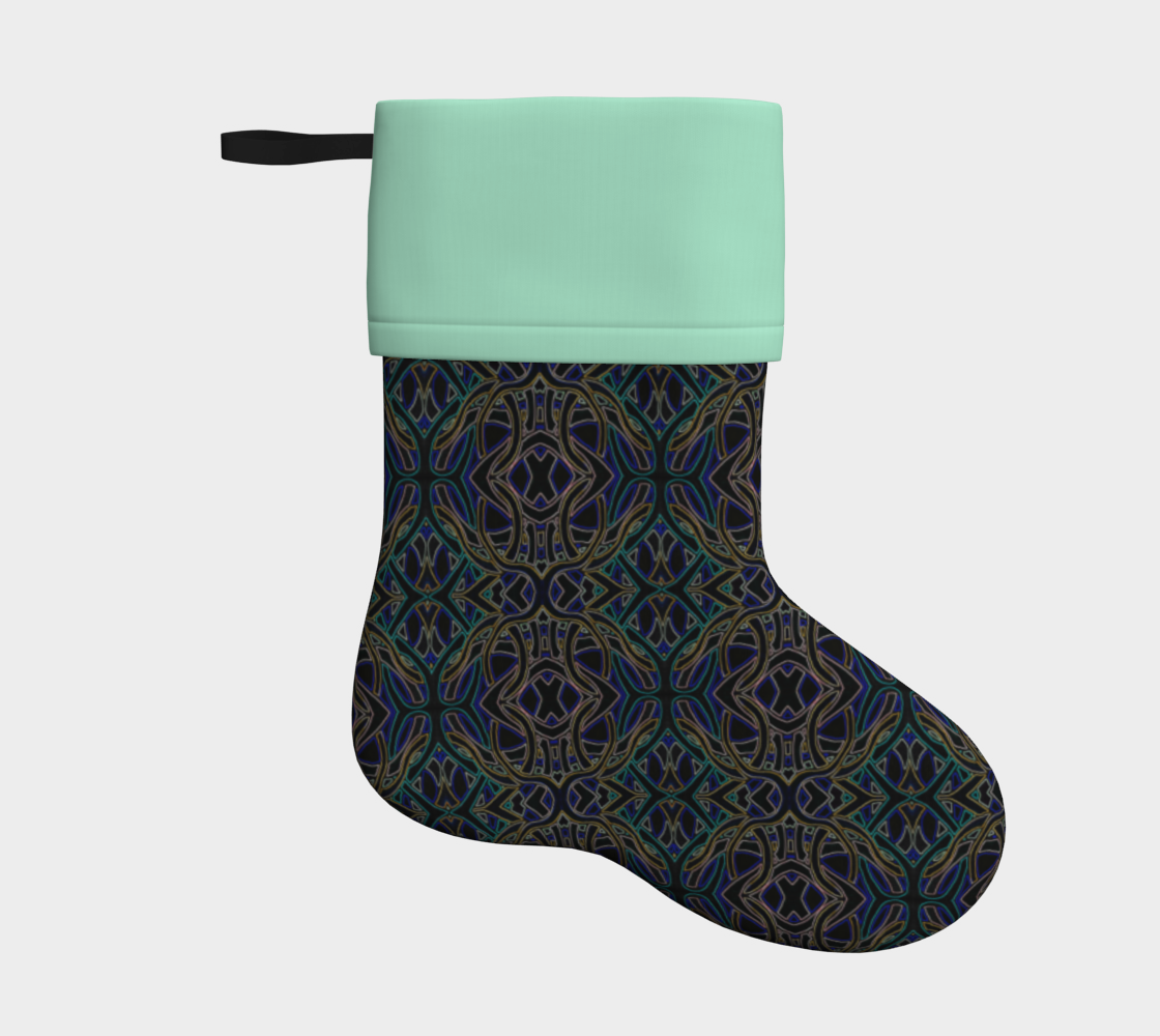 Dark Peacock II Holiday Stocking preview