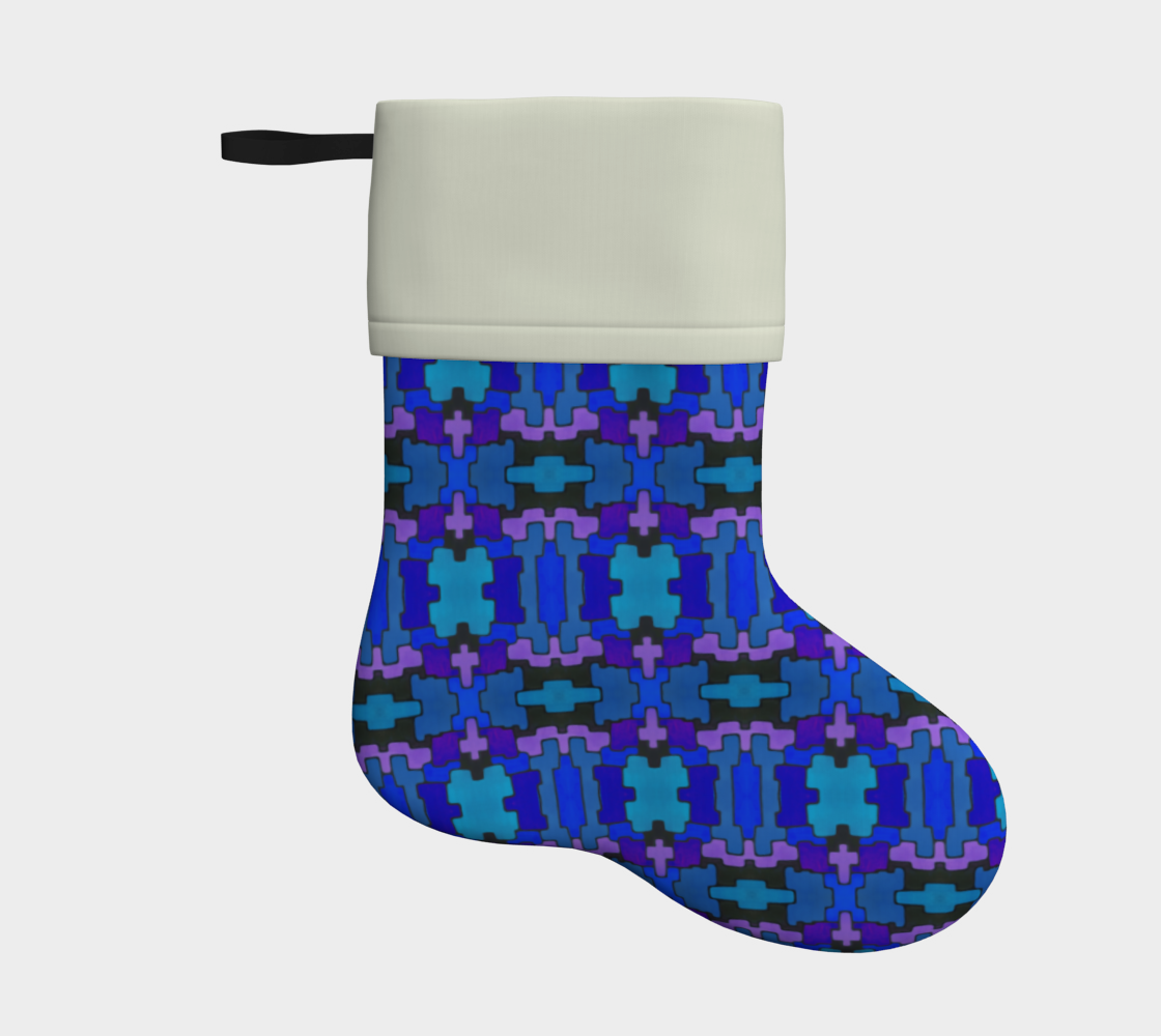 Blue Puzzlement Holiday Stocking preview