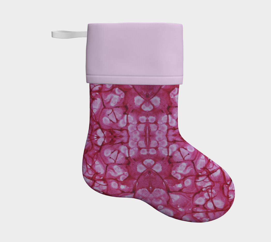 Rose Geode Holiday Stocking USE preview