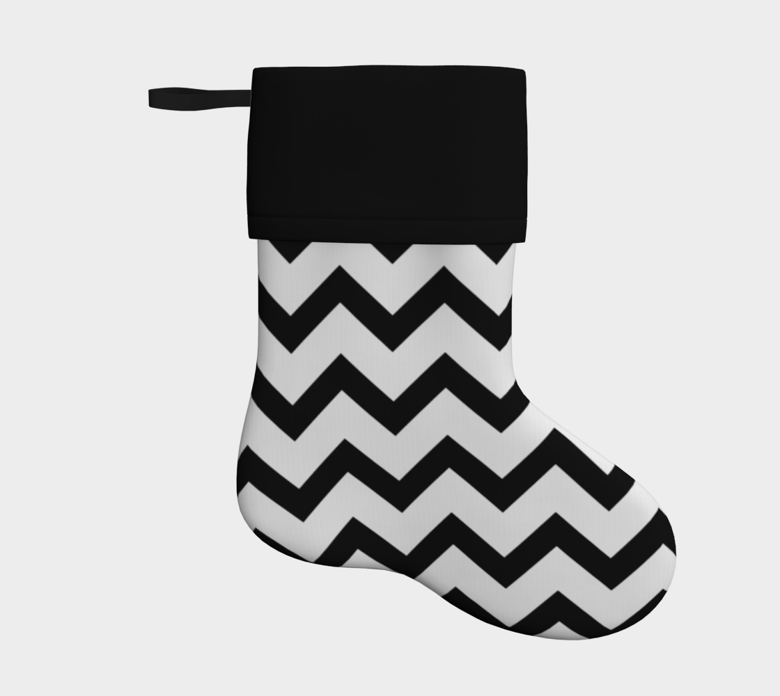 Simple Black and white Chevron pattern preview