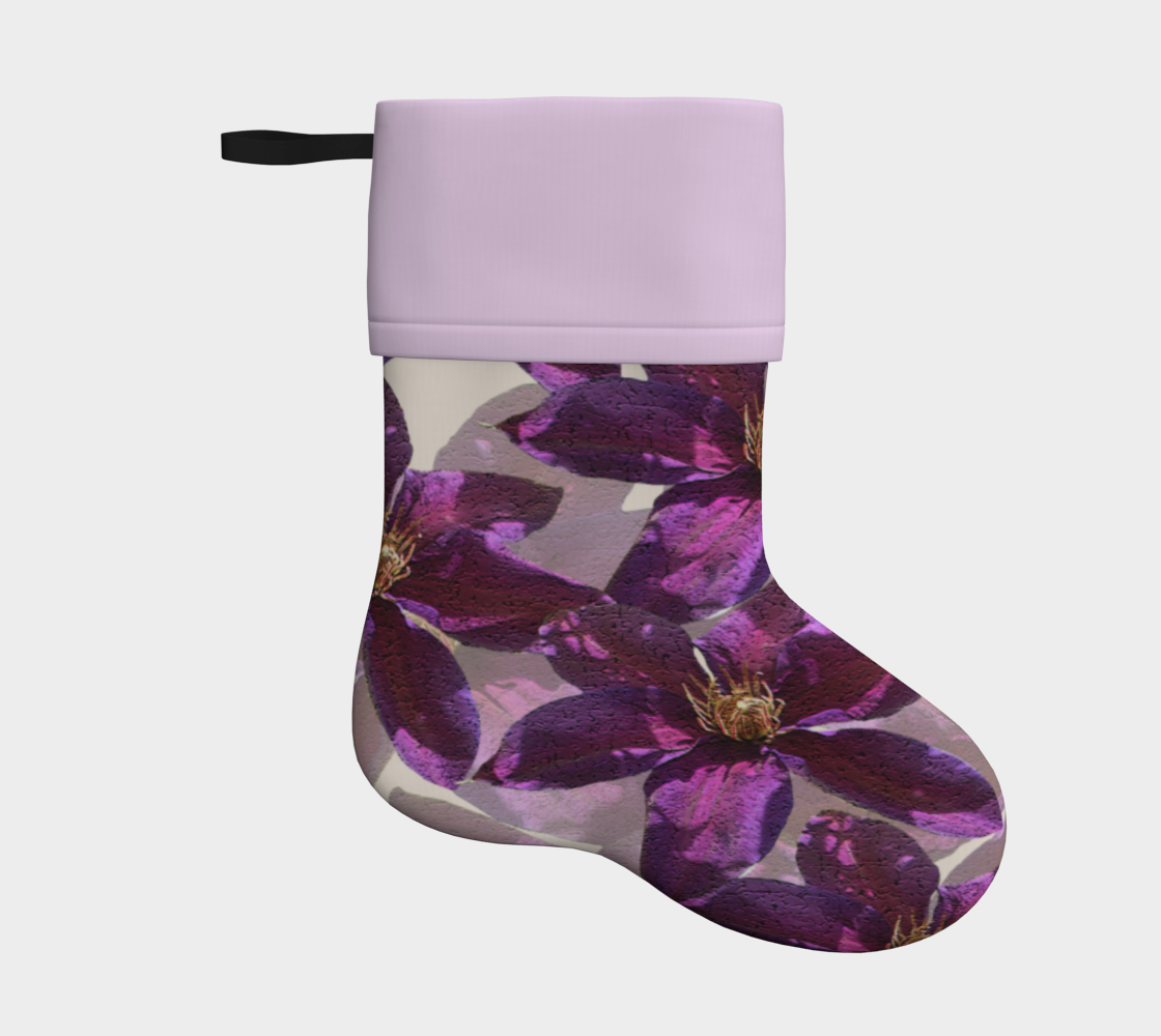 Clematis Holiday Stocking USE preview