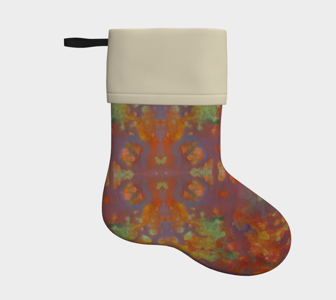 Psychodelic Rainbow Holiday Stocking preview