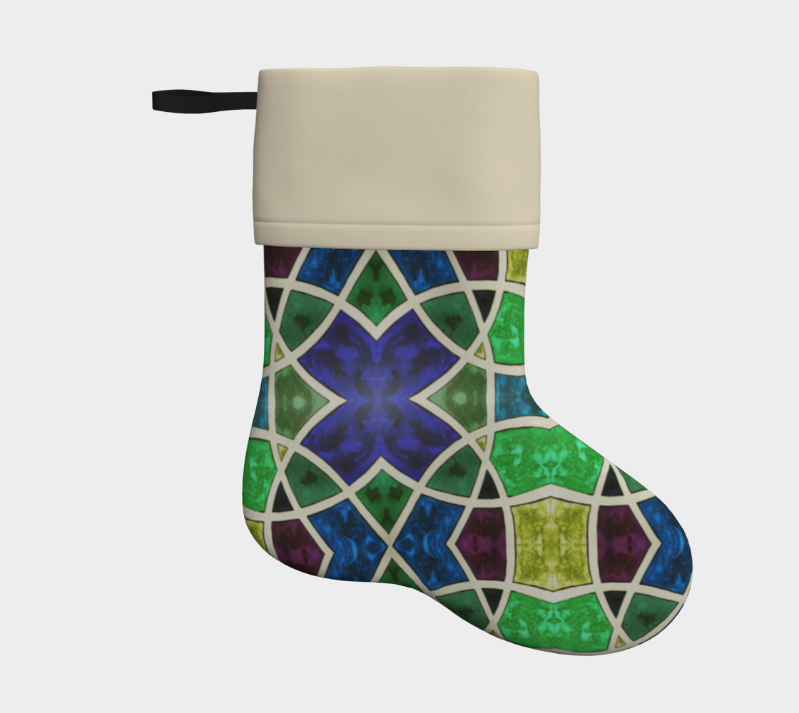 Geometric Butterfly Holiday Stocking preview