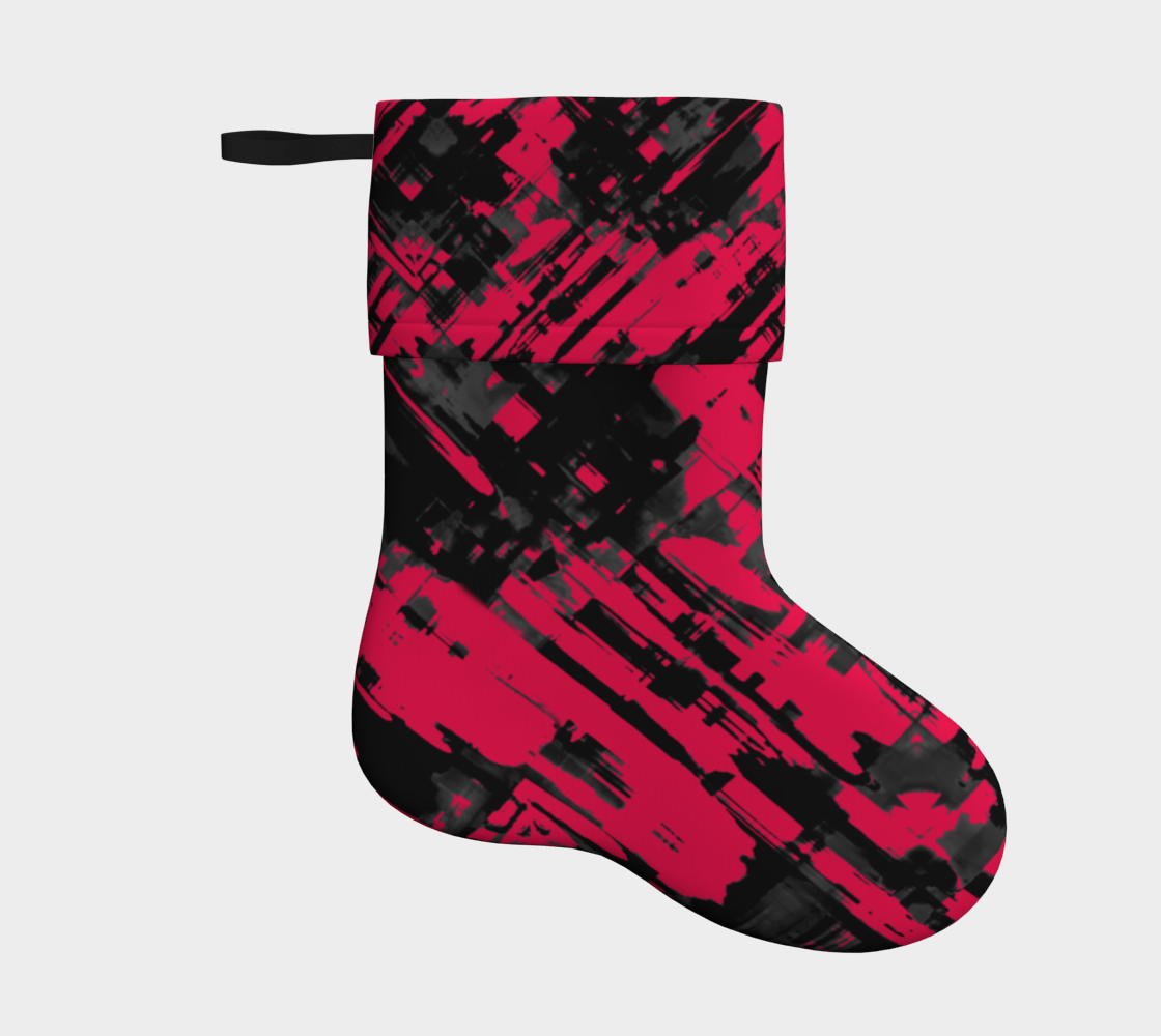 Hot pink digital art G75 Holiday Stocking preview