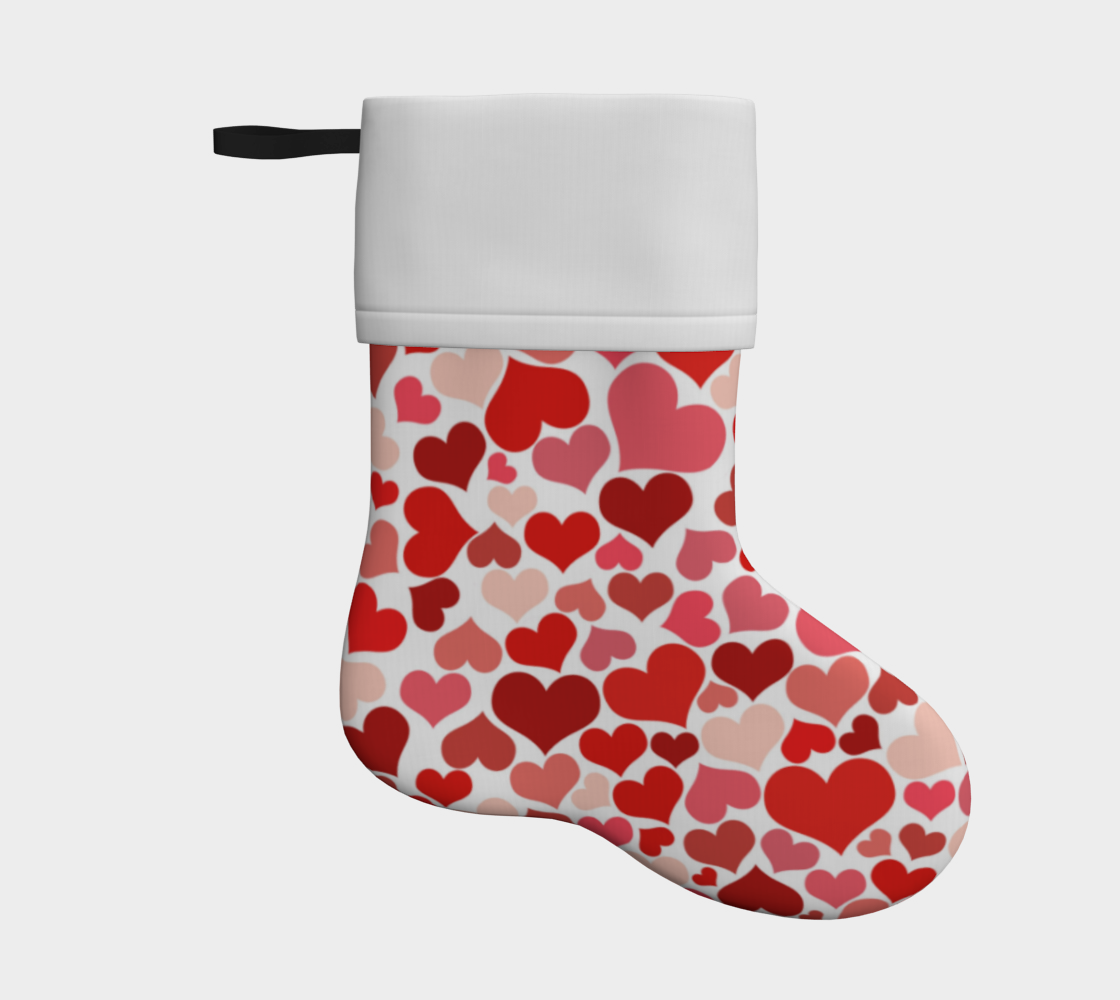 pink and red love holiday christmas stocking preview