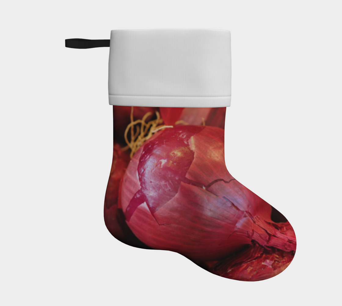 red onion holiday christmas stocking preview
