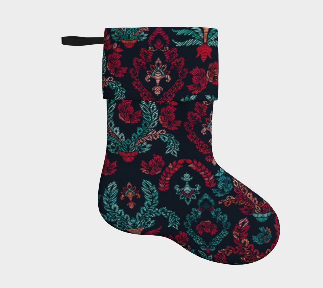 Damask Holiday Stocking preview