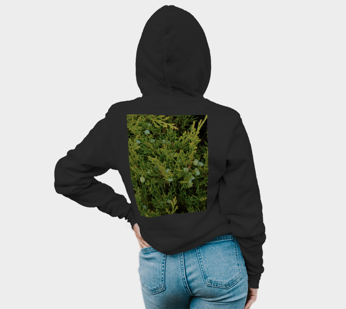 DTG Pullover Hoodie Evergreen And Berries thumbnail #5