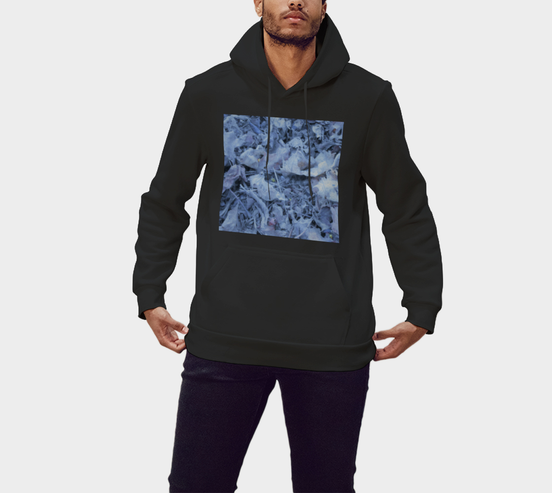 DTG Pullover Hoodie Dried Leaves Blue Tint preview #1
