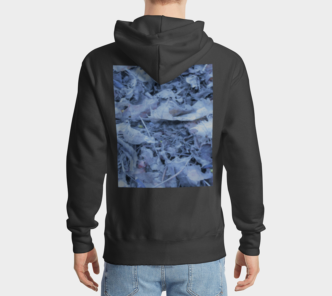 DTG Pullover Hoodie Dried Leaves Blue Tint preview #2