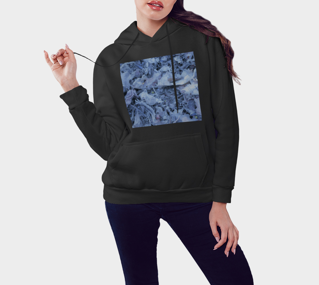 DTG Pullover Hoodie Dried Leaves Blue Tint preview #3