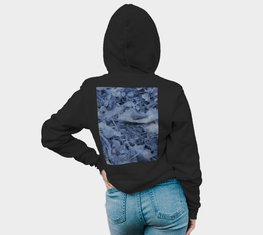 DTG Pullover Hoodie Dried Leaves Blue Tint preview #4
