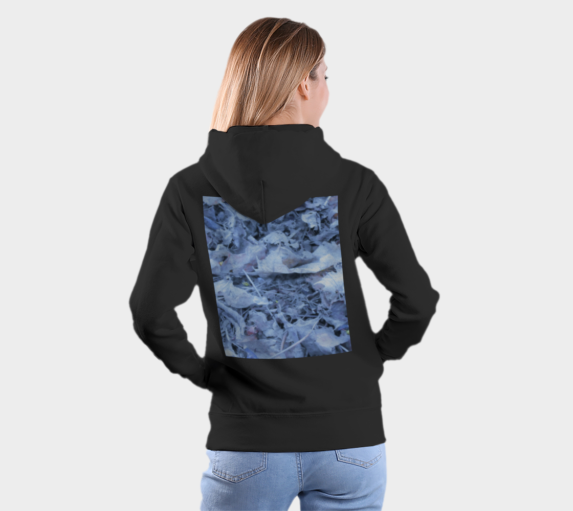DTG Pullover Hoodie Dried Leaves Blue Tint preview #5