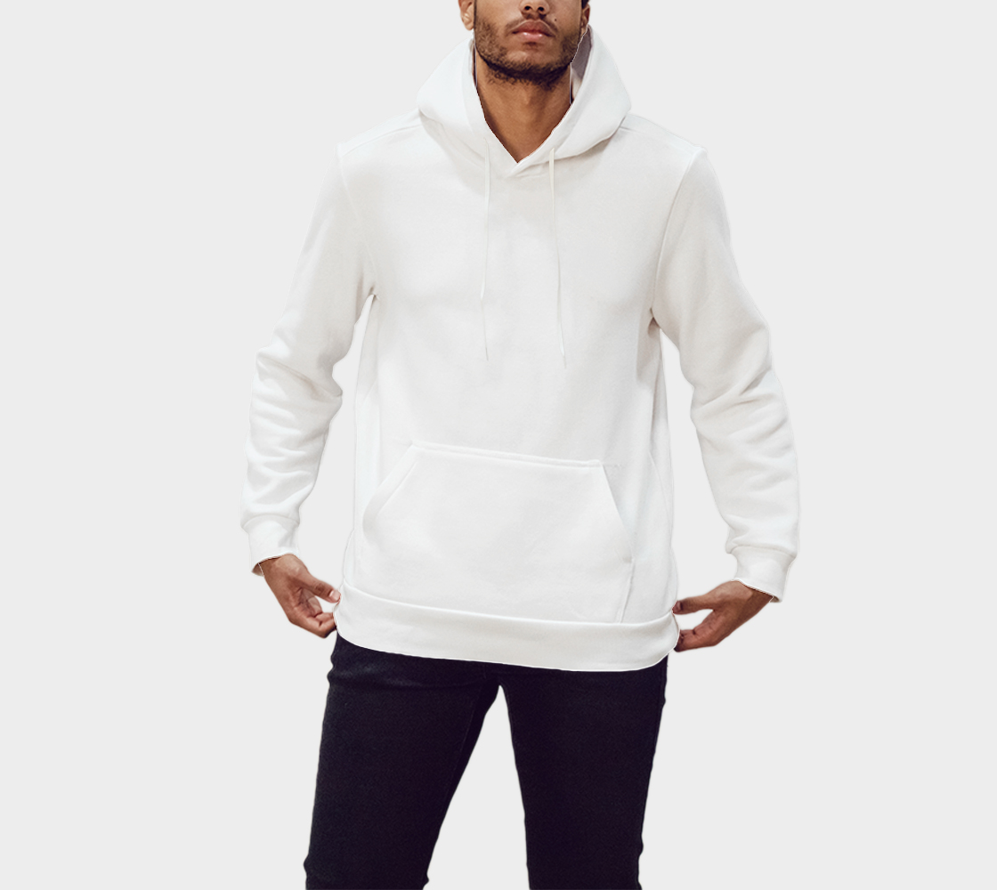 Namaste OM back print team hoody red  white preview