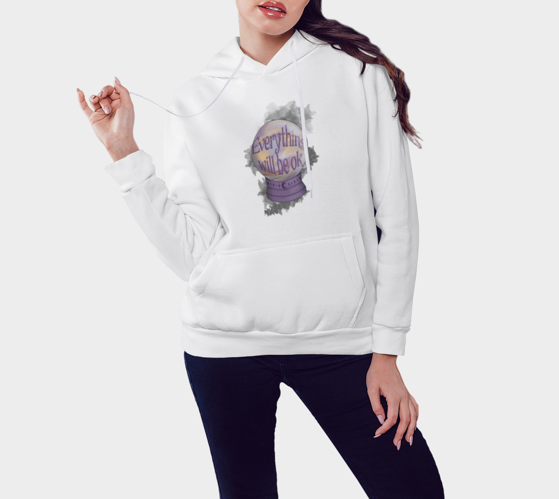 Crystal Ball Unisex Pullover Hoodie thumbnail #4