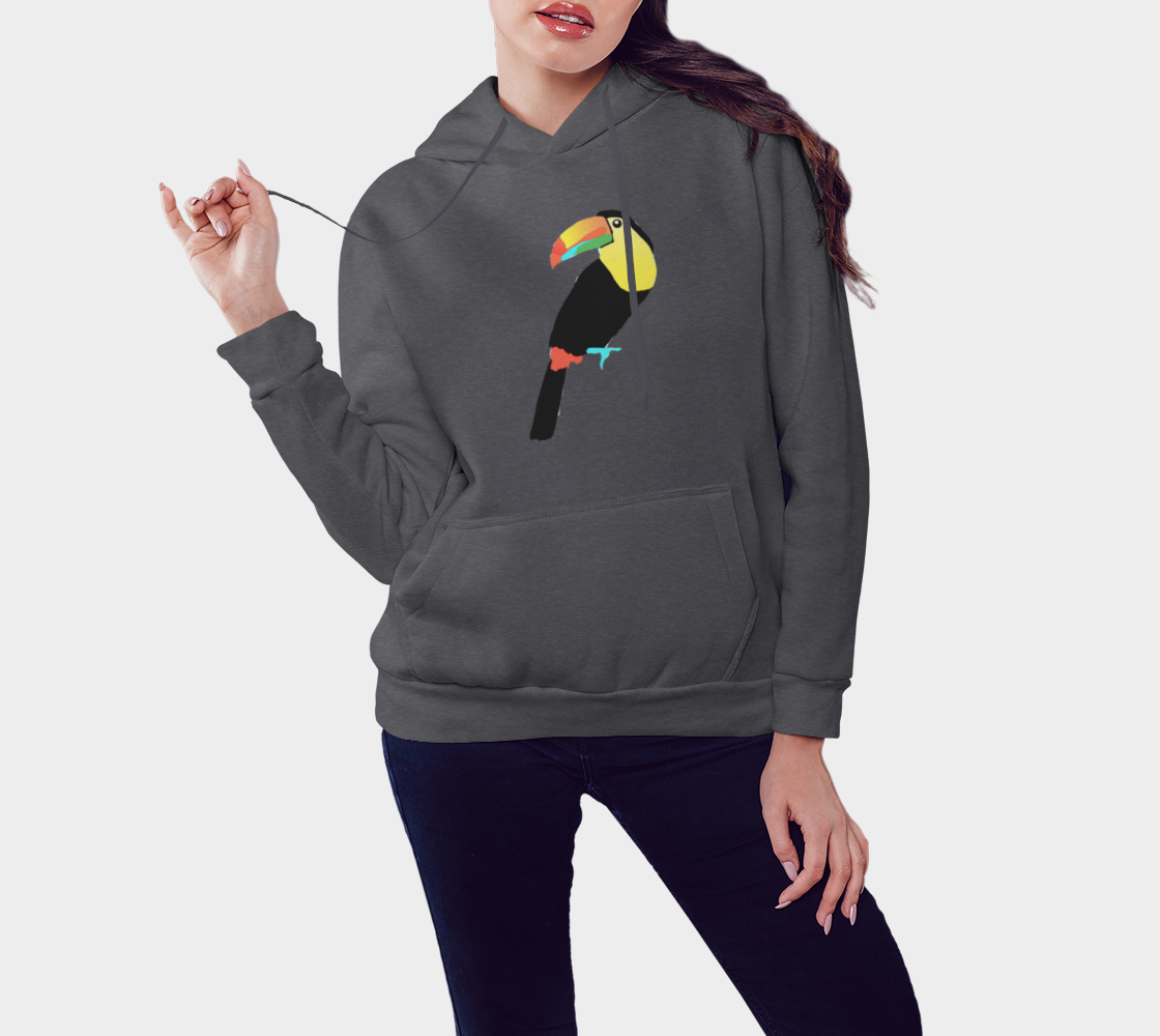 Toucan Hoodie in Gray preview #3