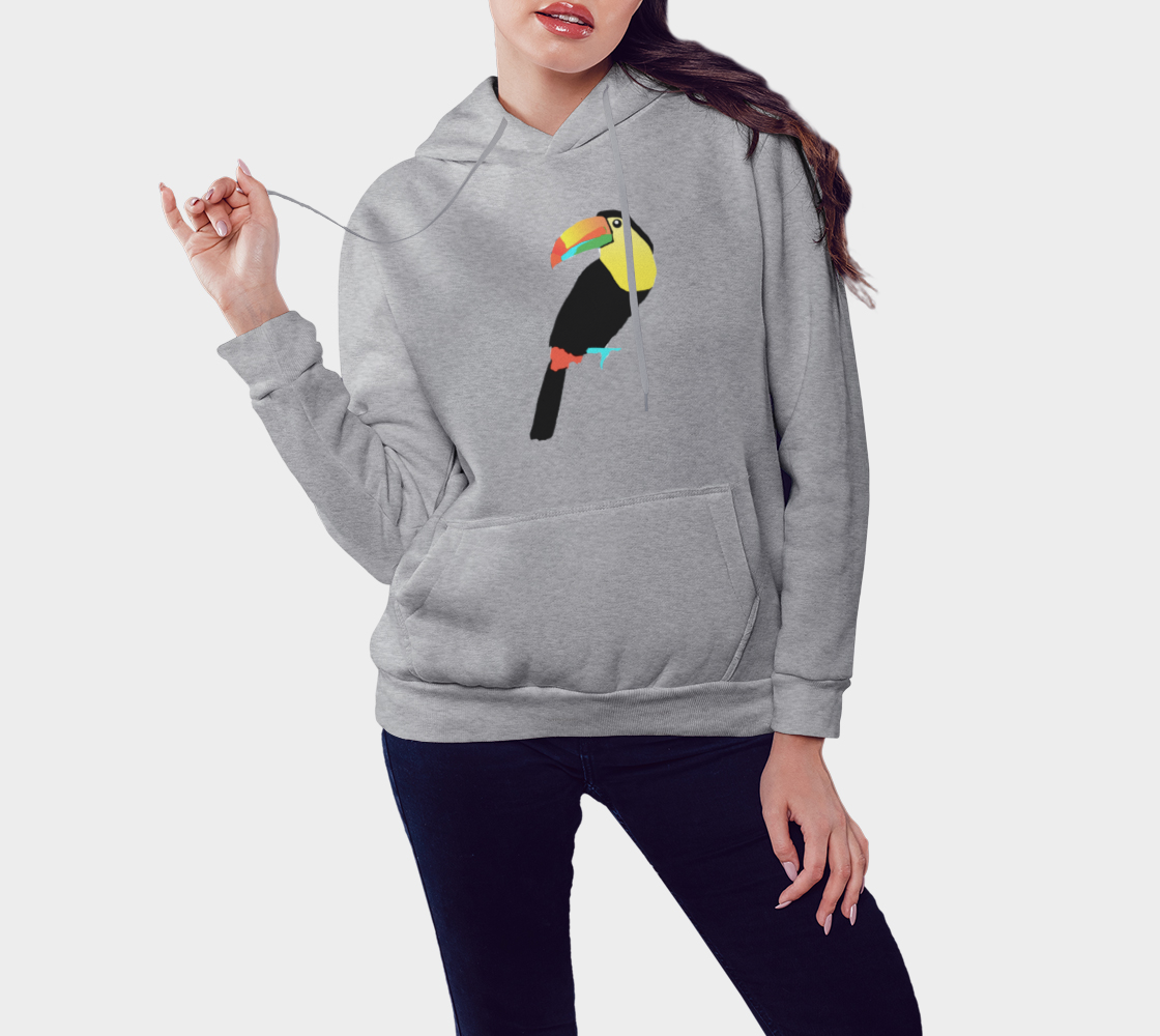Toucan Hoodie Light Gray preview #3
