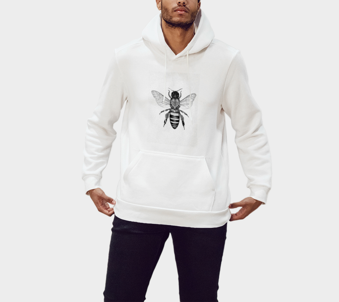 Bumble Bee White Hoodie preview