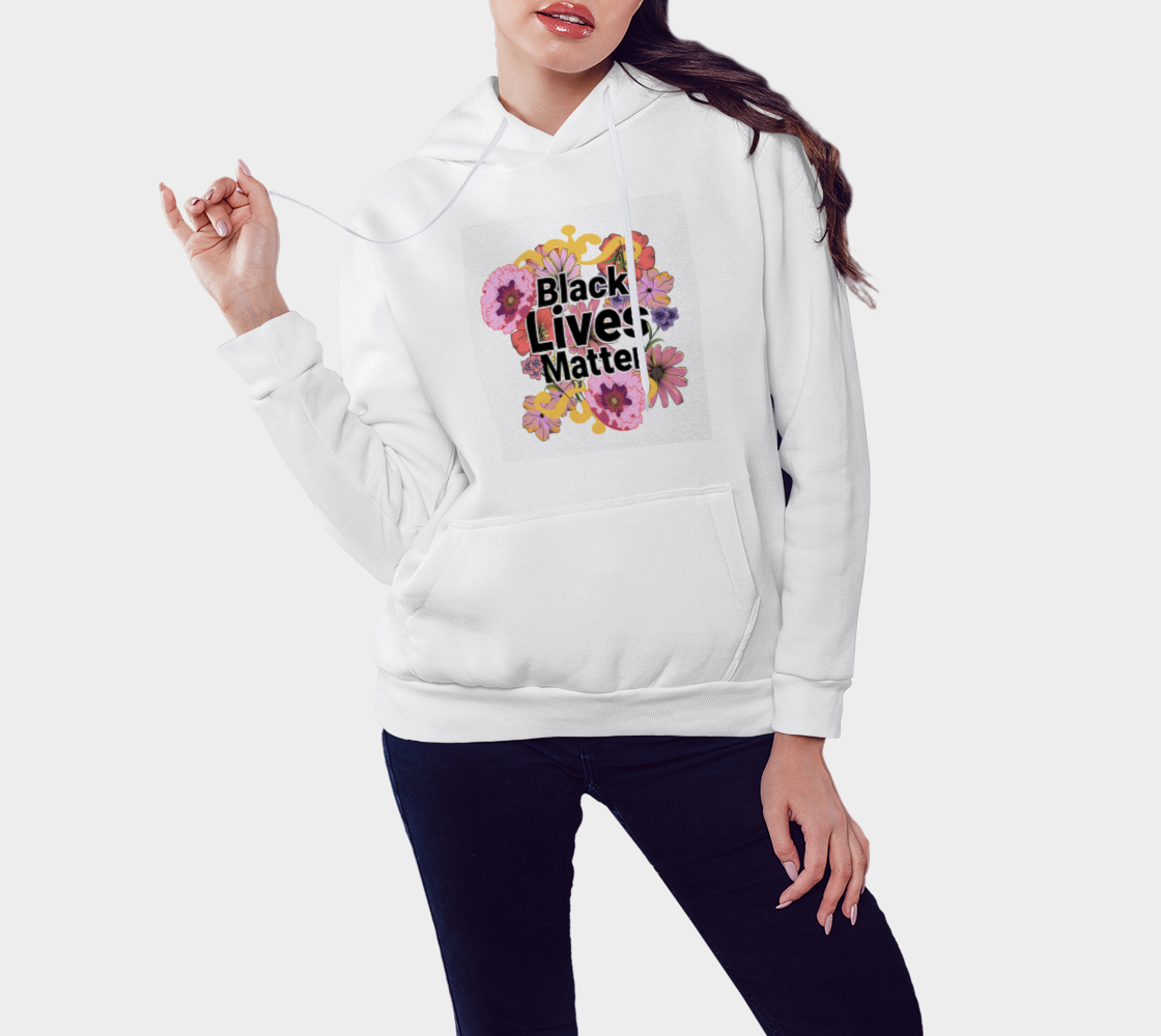 Aperçu de BLM Floral Hoodie #3