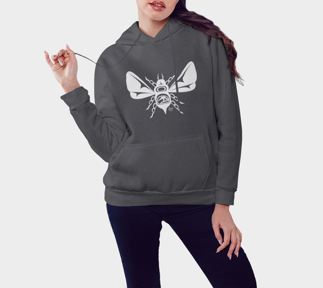 Bee Hoodie Gray preview #3